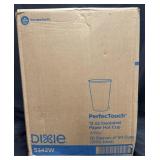 1000ct. Box of Dixie 12oz. Insulated Paper Hot