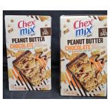 2- Chex Mix chocolate peanut butter bars 20 count