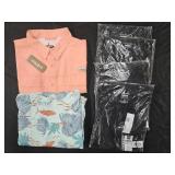 Men's size 3XL shirts and size 2XL shirts. Most