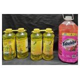4- Pine Sol 60oz each. Fabuloso 210oz