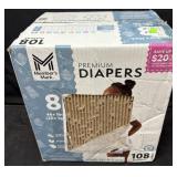 108ct. Box if Premium Size 8 Diapers