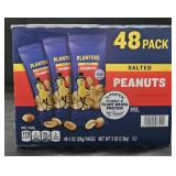 Planters salted peanuts 48 individual bags