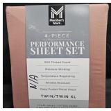 Twin/Twin XL 4 piece sheet set