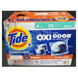 72ct. Box of Tide Laundry Power Pods