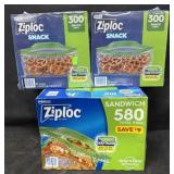580ct. Box of Ziploc Sandwich Bags