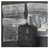 10- Men's size Large black t-shirts. New in