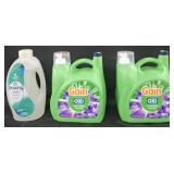 2- Gain laundry detergent 170oz each. Downy Rinse