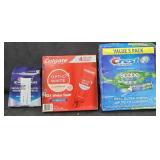 Crest White Strips 20 count. Colgate toothpaste 4