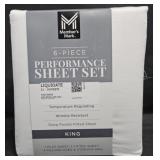 King size 6 piece sheet set