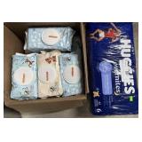 2- 42ct. Bags of Huggies Overnites Size 6 Diapers