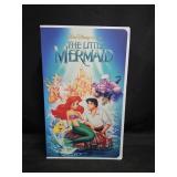 The Little Mermaid throw blanket in VHS shaped