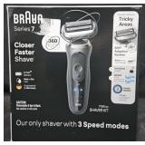 Braun Series 7 cordless shaver. Not tested