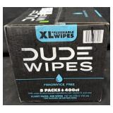 400ct. Box of XL Dude Wipes