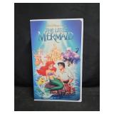 The Little Mermaid throw blanket in VHS shaped