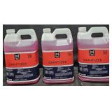 3- Sanitizer 1 gallon each
