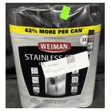 3- 17oz. Cans of Weiman Stainless Steel Cleaner &