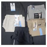 Men's size Large shorts and pull on pants. Most