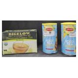 Bigelow Green Tea 140 bags. 2- Lipton Lemon Iced
