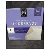 Total Protection Underpads L (23in x 36in) 120ct