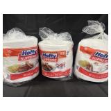 3- Hefty Suprene oval platters 100ct each