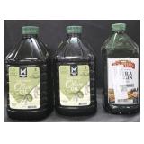 2- Olive Oil 101oz each. Pompeian Olive Oil 68oz