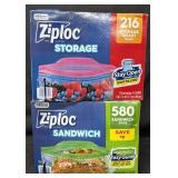 580ct. Box of Ziploc Sandwich Bags