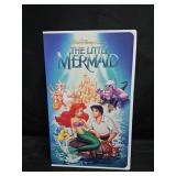 The Little Mermaid throw blanket in VHS shaped