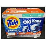 72ct. Box of Tide Laundry Power Pods