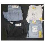 Women's size 8 denim shorts and jeans. Some New