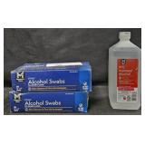 Alcohol Swabs 800 count. Isopropyl Alcohol 32oz