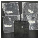10- Men's size X-Large black t-shirts. New in