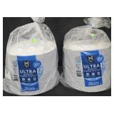 2- Ultra paper plates 204 count each
