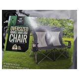 Oversized Double Hard Arm Chair