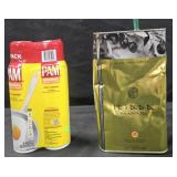 Pam cooking spray 24oz. Extra Virgin Olive oil