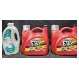 2- Era laundry detergent 200oz each. Downy rinse
