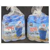 2- Heavy Duty party cups 240 count each