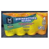 4- 78ct. Canisters of Disinfecting Wipes