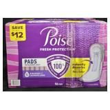 Poise bladder leak pads 96 count #6 Long