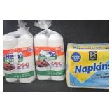 2- Hefty Bowls 300 count each. Napkins 1200 count