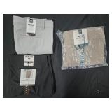 Men's size 40x30 pants and size 42 shorts. New w/