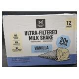 Ultra Filtered Vanilla protein milk shakes 12