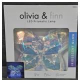 Olivia and Finn LED Prismatic Lamp. Butterfly.