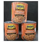3- Bush's Original Baked Beans 117oz each
