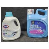 Fabric softener 170oz. Clorox Stain remover 112oz