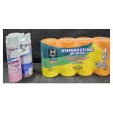 3- Lysol Disinfectant spray 19oz each.