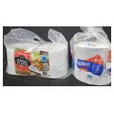 Paper 9' Plates 600 count. Dixie paper plates 186