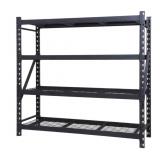 4 Shelf Industrial Storage Rack, 77' W x 24' D x
