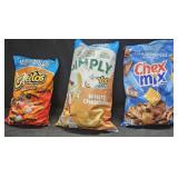 Cheetos 17oz. Cheetos Puffs 12oz. Chex Mix 40oz