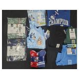 Boy's clothes from size 3T to 6/7. Pajamas,