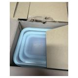 24pc. Glasslock Oven Safe Food Storage Set